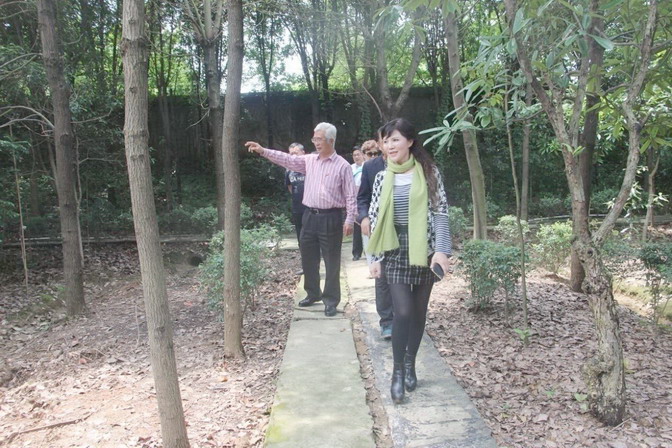 安豐杰會長至西施生態總部基地視察