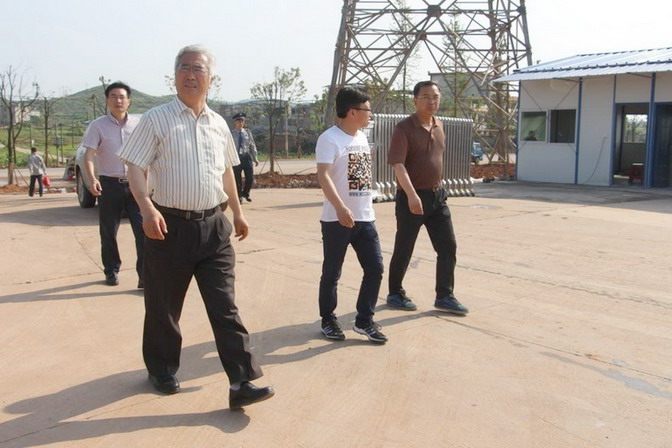 安豐杰會長視察常寧水松地區重金屬污染治理項目1